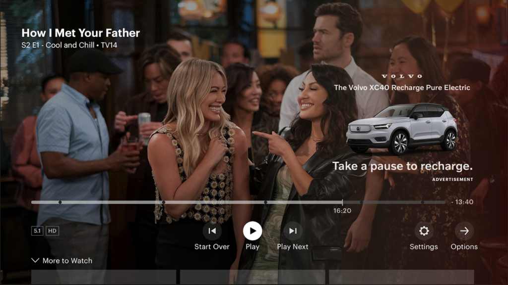 Pause Ad on Hulu