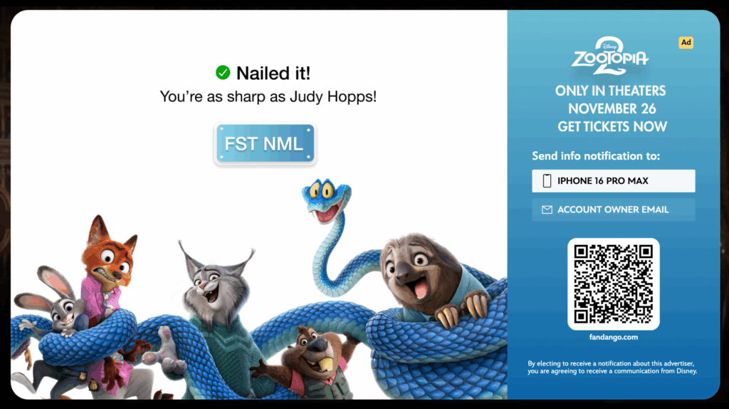 Pause+ Trivia - Expanded Results Screen